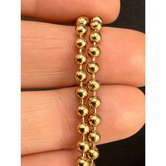 Betsey Johnson Fox Necklace Pendant Gold Tone Rhinestone 32" - Picture 4 of 8